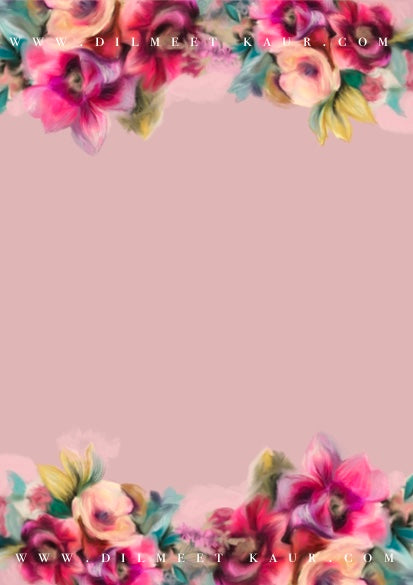 Border: Floral crush