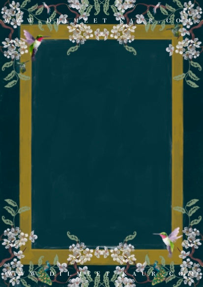 Border: Enchanted Garden