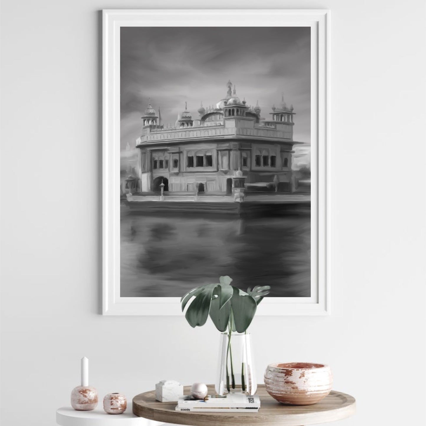 Harmandir sahib Monochrome
