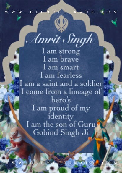 Personalised Boys Affirmations