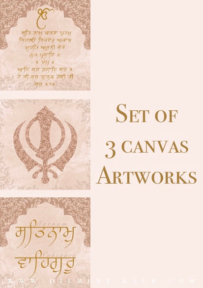 Set of 3 canvases